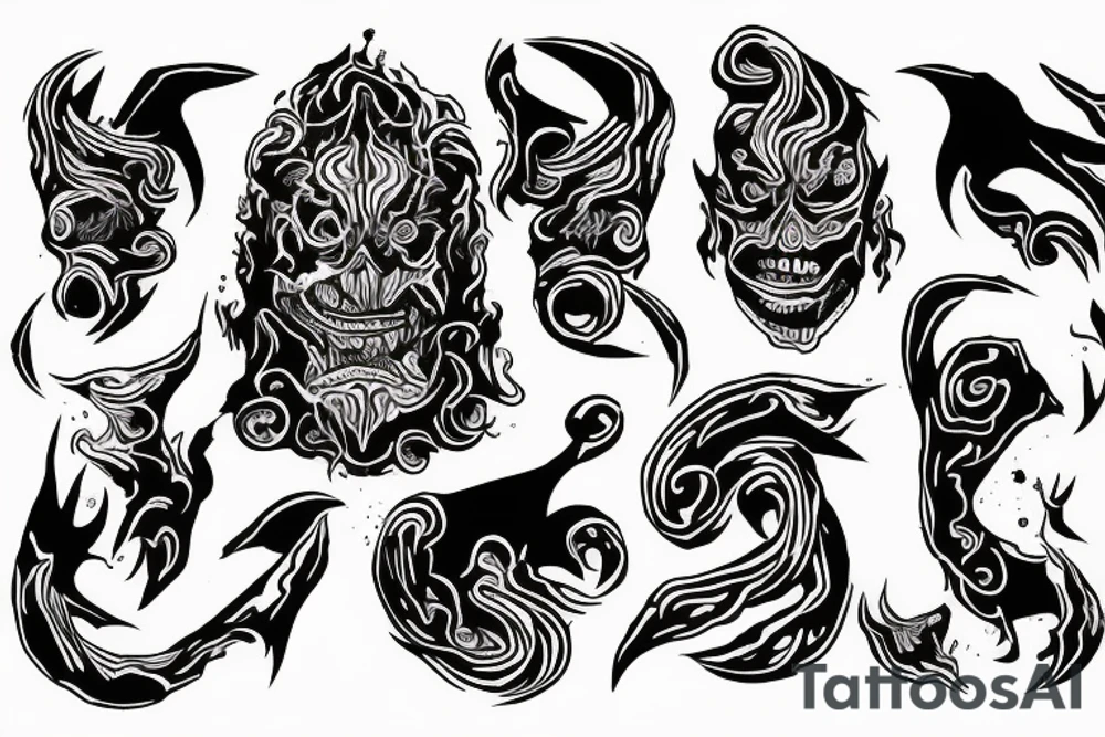 Kali drinking blood tattoo idea