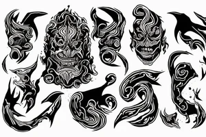 Kali drinking blood tattoo idea