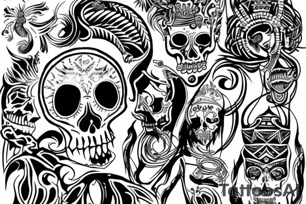 shaman, voodoo tattoo idea