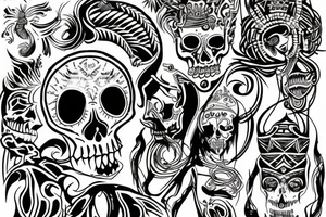 shaman, voodoo tattoo idea