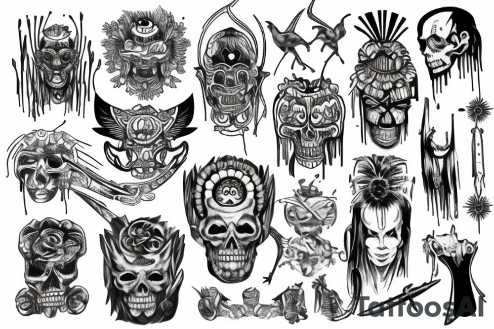 shaman, voodoo tattoo idea