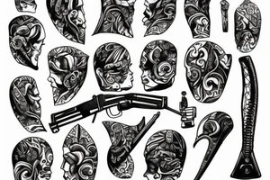 ak47 tattoo idea