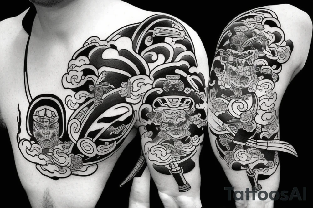 Samurai tattoo idea