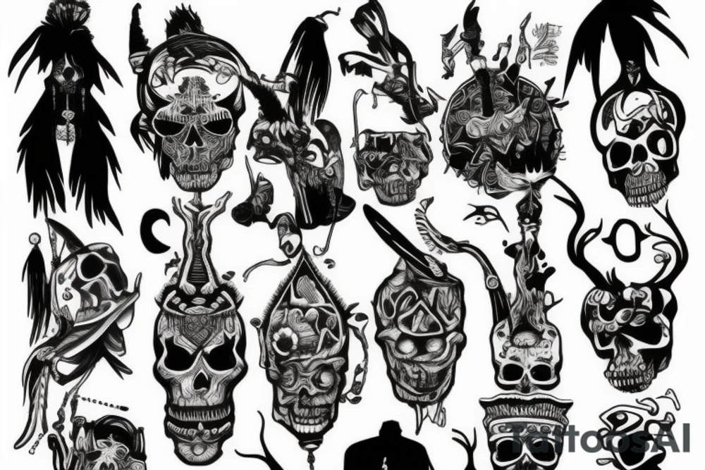 shaman, voodoo tattoo idea