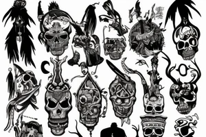 shaman, voodoo tattoo idea