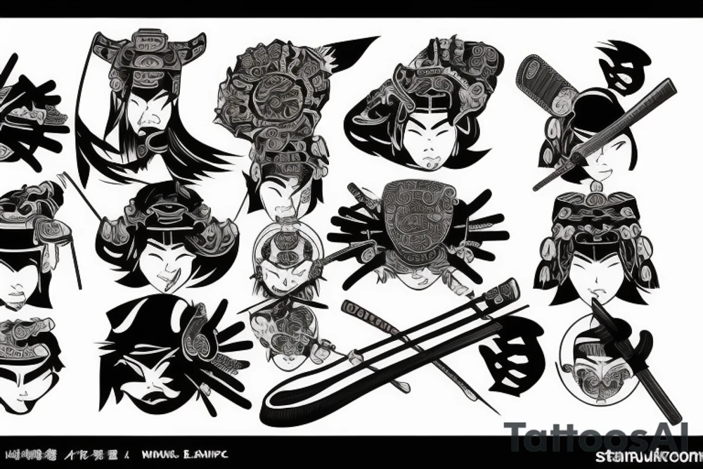 Samurai tattoo idea