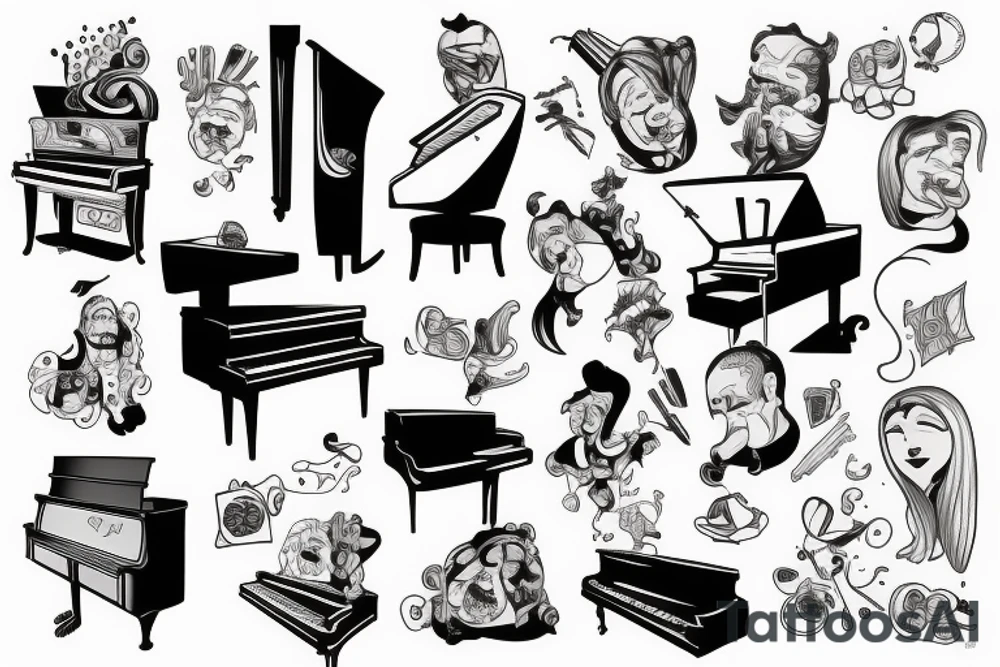piano lord tattoo idea