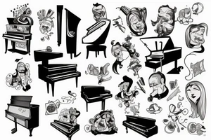 piano lord tattoo idea