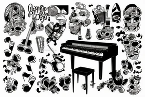 piano lord tattoo idea