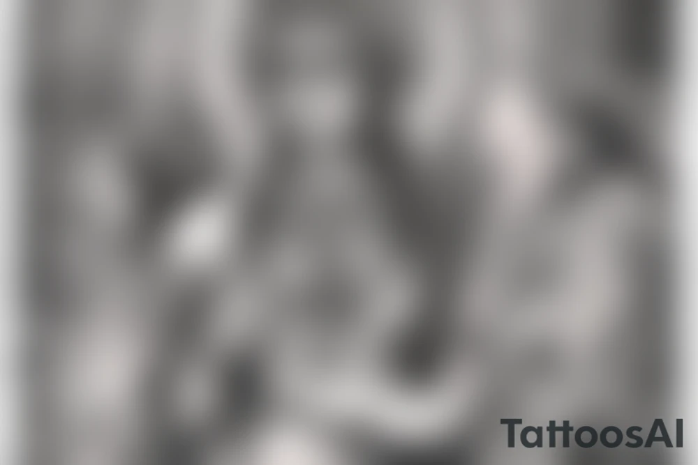 Kali indian god tattoo idea
