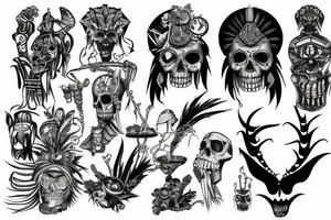shaman, voodoo, witchdoctor tattoo idea