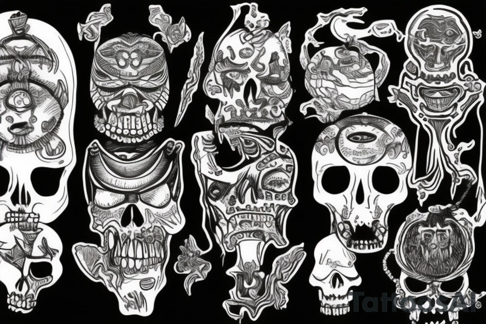 shaman, voodoo, witchdoctor tattoo idea