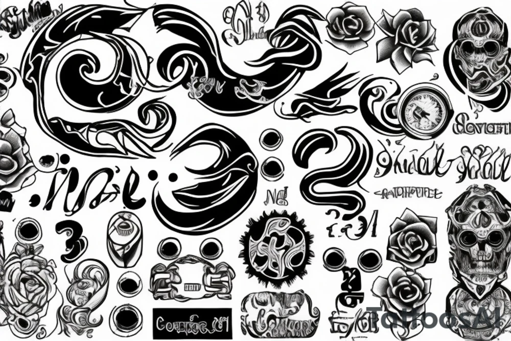 number 23 tattoo idea
