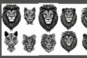 lion forg tattoo idea