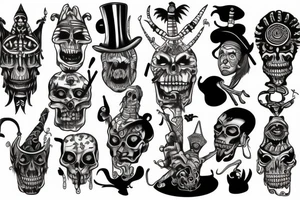 shaman full height, voodoo, witchdoctor tattoo idea