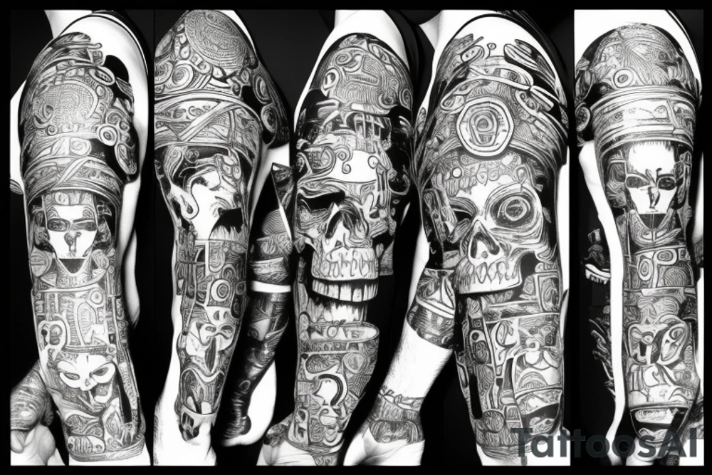 shaman full height, voodoo, witchdoctor tattoo idea