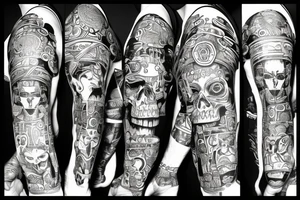 shaman full height, voodoo, witchdoctor tattoo idea