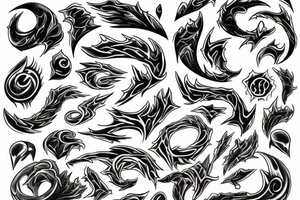 4 Elemental tattoo idea