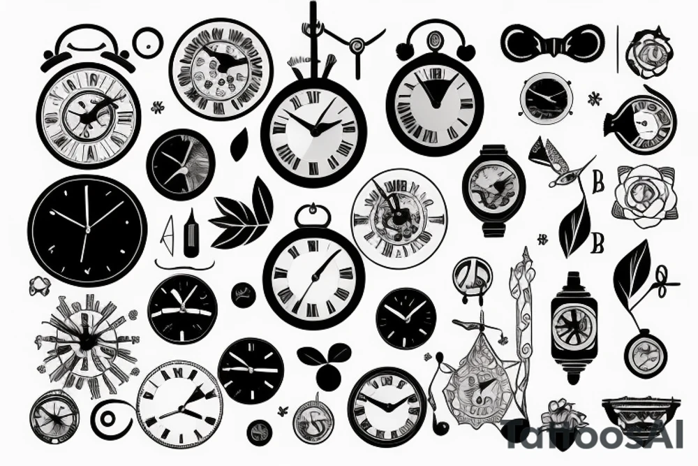 Clock 18:18 tattoo idea