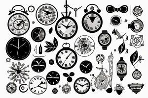 Clock 18:18 tattoo idea