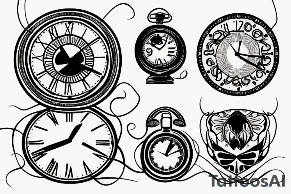 Clock 18:18 tattoo idea