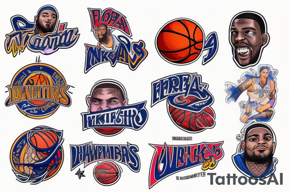 NBA basketball tattoo idea