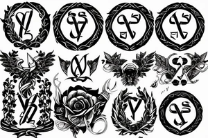 caduceus anibus tattoo idea