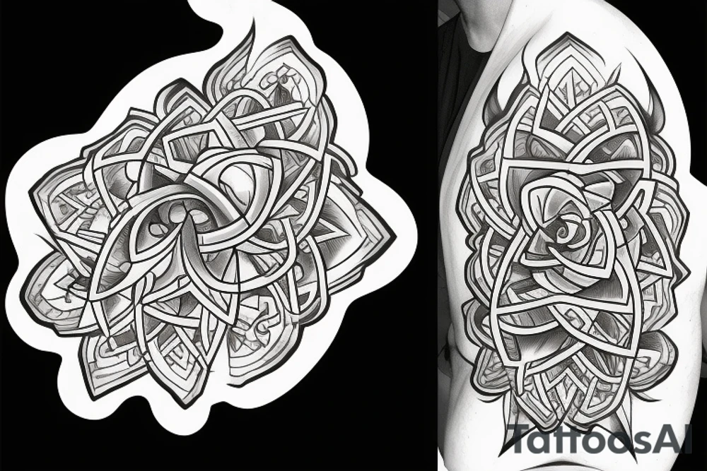 4 Elemental tattoo idea