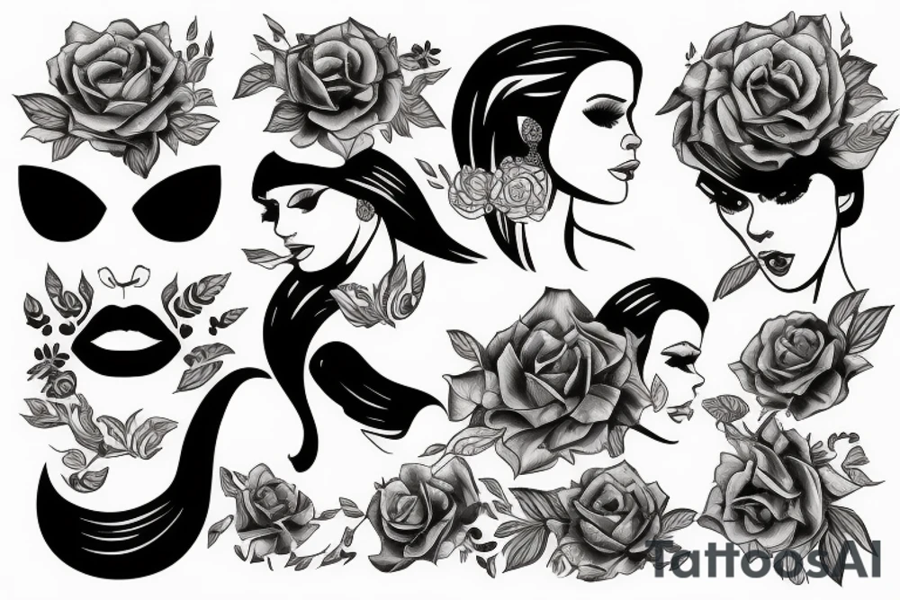 woman. car.. tattoo idea