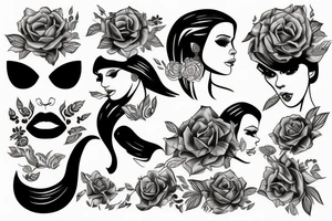woman. car.. tattoo idea