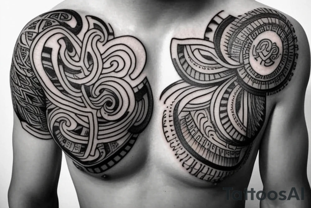 Note on shoulder tattoo idea