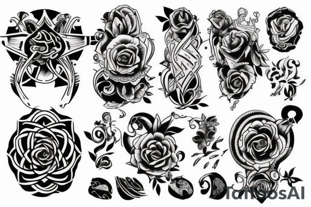 Note on shoulder tattoo idea