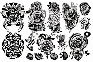 Note on shoulder tattoo idea