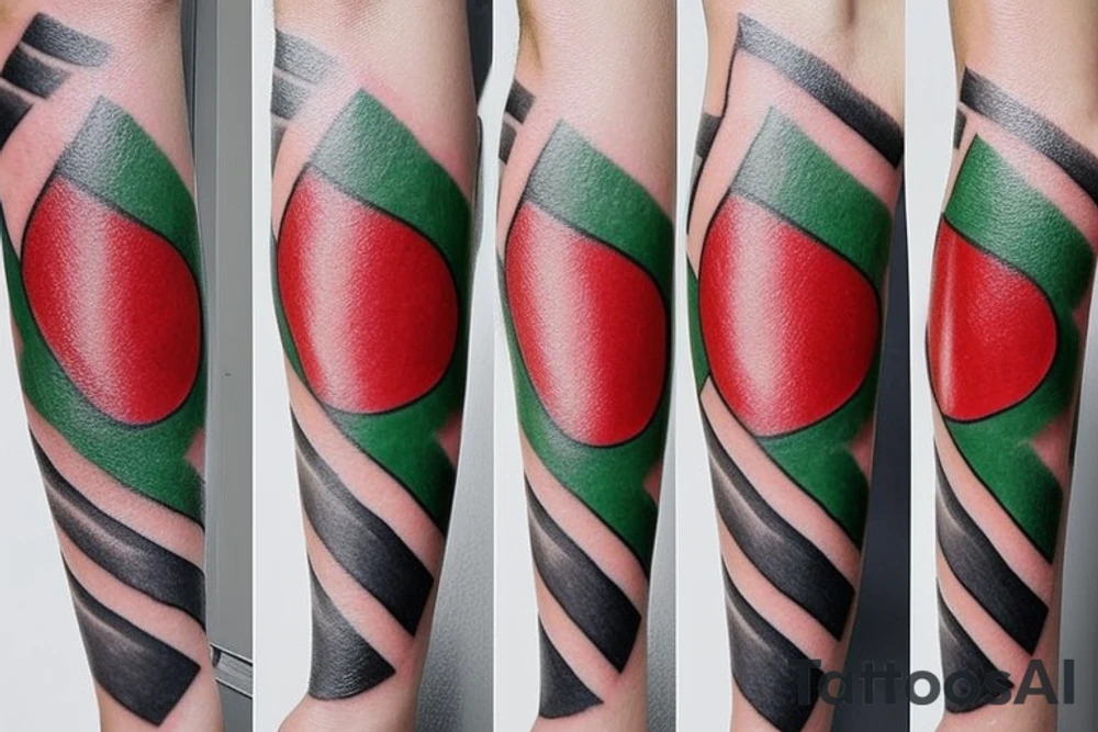 Iran flag tattoo idea