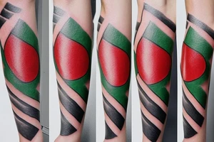 Iran flag tattoo idea