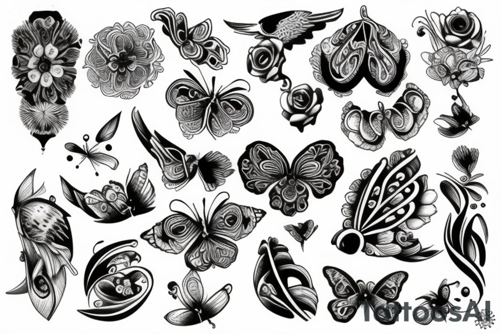 Papillion tattoo idea