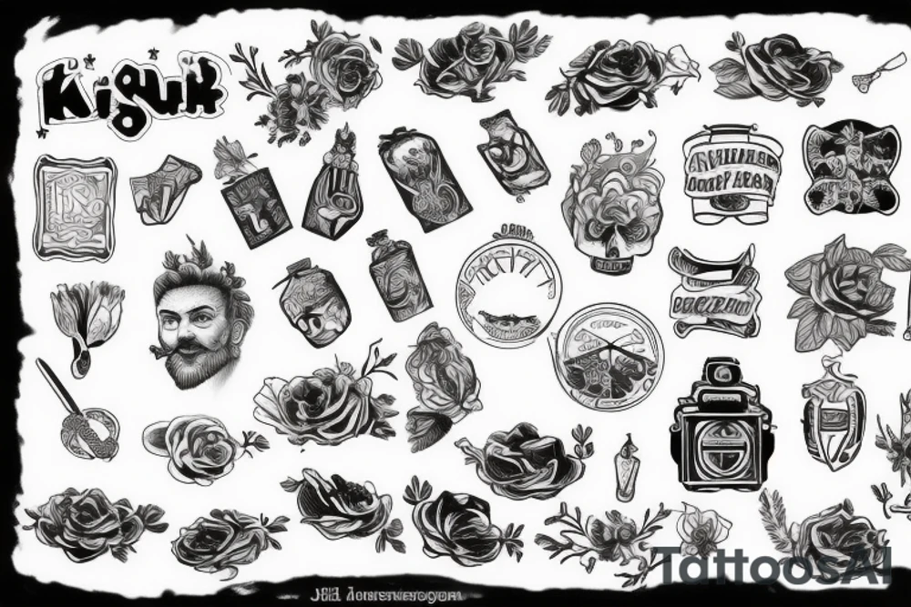 анубис кадуцей tattoo idea