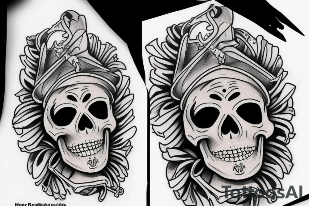 Skeleton hacker tattoo idea