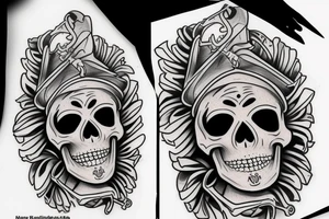 Skeleton hacker tattoo idea