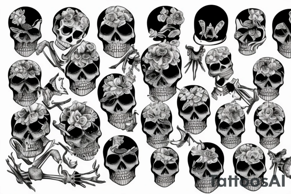 Skeleton hacker tattoo idea