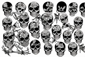 Skeleton hacker tattoo idea