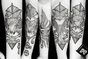 Sagittarius symbol tattoo idea