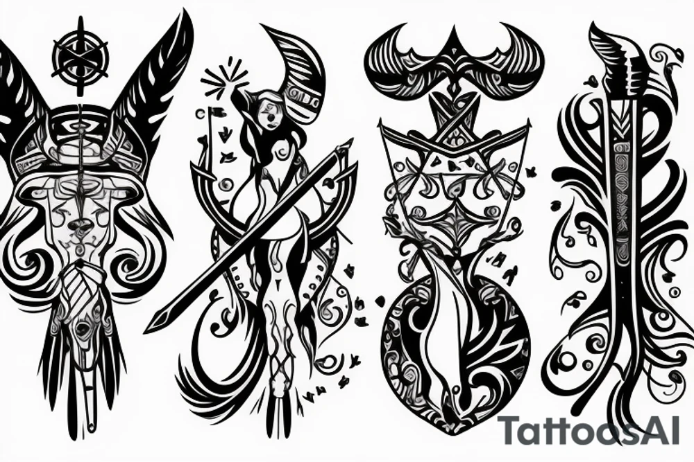 Sagittarius symbol tattoo idea