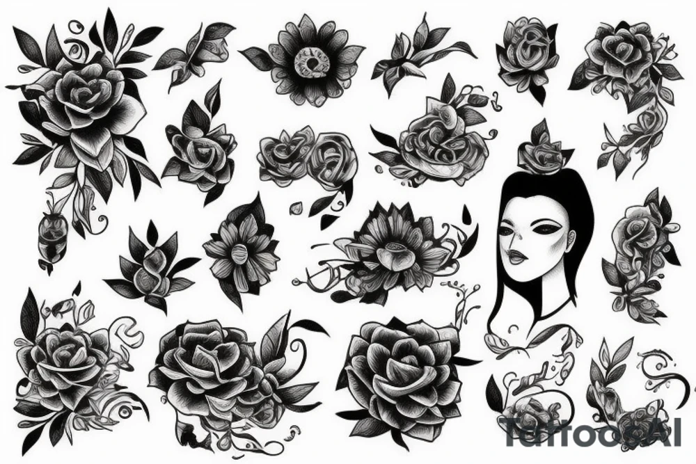 freedom and women tattoo idea