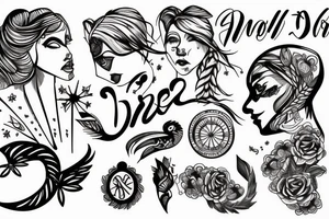 freedom and women tattoo idea