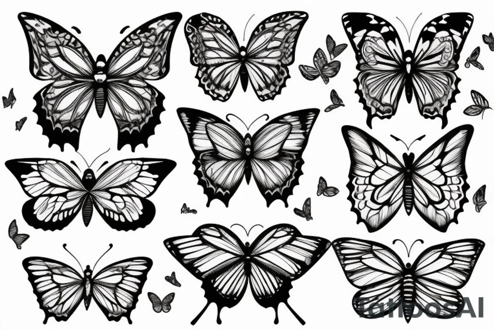 Butterfly tattoo idea