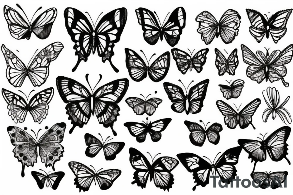Butterfly tattoo idea