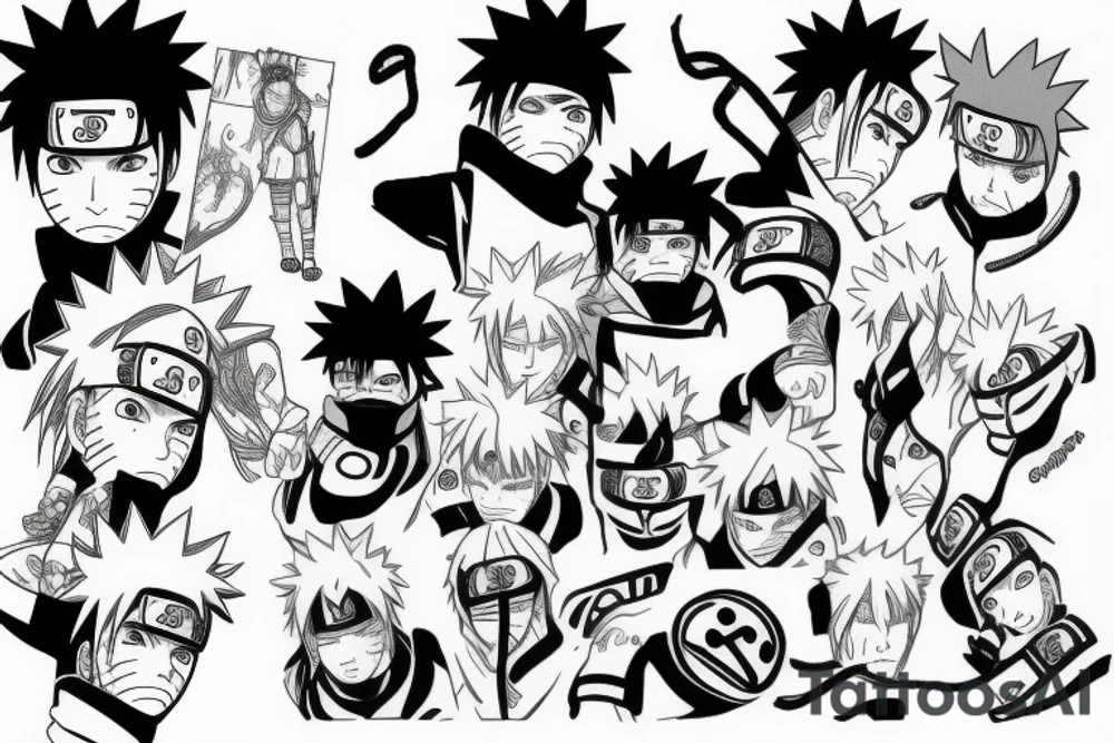 naruto and sasuke tattoo idea