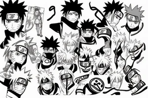 naruto and sasuke tattoo idea