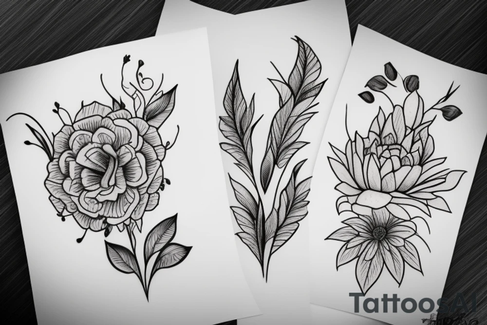 Flower tattoo idea